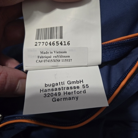 BUGATTI Lightweight Blue Waterproof Jacket. Size 46R - Picture 12 of 16